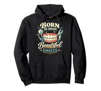 Dentist Dental Assistant Hygienist Born To Create Beautiful Pullover Hoodie