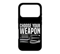 Dentist Dental Assistant Hygienist Choose Your Weapon Case for iPhone 17 Pro