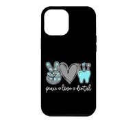 Dentist Dental Assistant Hygienist Heart Tooth Peace Love Case for iPhone 12 Pro Max