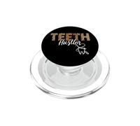 Dentist Dental Assistant Hygienist Leopard Cheetah Teeth PopSockets PopGrip for MagSafe