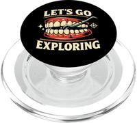 Dentist Dental Assistant Hygienist Let's Go Exploring PopSockets PopGrip for MagSafe