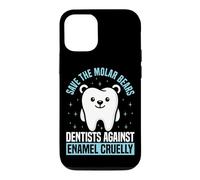 Dentist Dental Assistant Hygienist Polar Bear Save The Molar Case for iPhone 12/12 Pro
