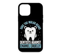 Dentist Dental Assistant Hygienist Polar Bear Save The Molar Case for iPhone 12 mini