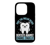 Dentist Dental Assistant Hygienist Polar Bear Save The Molar Case for iPhone 14 Pro