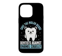Dentist Dental Assistant Hygienist Polar Bear Save The Molar Case for iPhone 14 Pro Max
