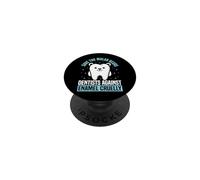 Dentist Dental Assistant Hygienist Polar Bear Save The Molar PopSockets Adhesive PopGrip