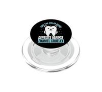 Dentist Dental Assistant Hygienist Polar Bear Save The Molar PopSockets PopGrip for MagSafe