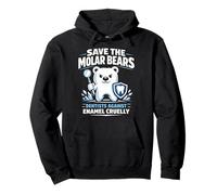 Dentist Dental Assistant Hygienist Polar Bear Save The Molar Pullover Hoodie
