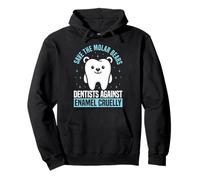 Dentist Dental Assistant Hygienist Polar Bear Save The Molar Pullover Hoodie