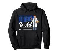 Dentist Dental Assistant Hygienist Tooth Watercolor Pullover Hoodie