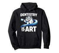Dentist Dental Assistant Hygienist Tooth Watercolor Pullover Hoodie
