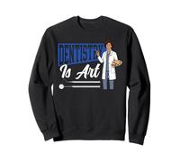 Dentist Dental Assistant Hygienist Tooth Watercolor Sweatshirt
