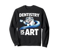 Dentist Dental Assistant Hygienist Tooth Watercolor Sweatshirt