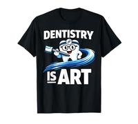 Dentist Dental Assistant Hygienist Tooth Watercolor T-Shirt