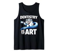 Dentist Dental Assistant Hygienist Tooth Watercolor Tank Top