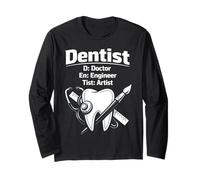 Dentist Dentist D: Doctor En: Engineer Tist: Artist Long Sleeve T-Shirt