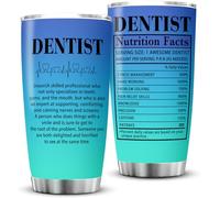 Dentist Gift Tumbler,Dentist Gifts for Women Men,Gifts for Dentists Male Female,Dentist Gift Ideas,National Dentists Day Gifts,Dentist Appreciation Retirement Graduation Gifts,Dentist Coffee Mug 20oz