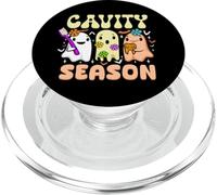 Dentist Halloween Ghost Dental Assistant Cavity Season Funny PopSockets PopGrip for MagSafe