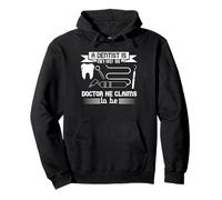 Dentist Humor Half Doctor Claim Dental Joke Funny Pullover Hoodie