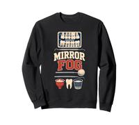 Dentist Mirror Fog Retro Teeth Sweatshirt