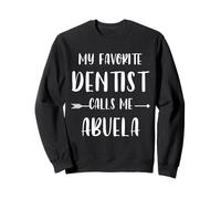 Dentist My Favorite Dentist Calls Me Abuela Vintage Xmas Sweatshirt