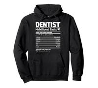 Dentist Nutritional Facts Dental Professional Patient Care Pullover Hoodie
