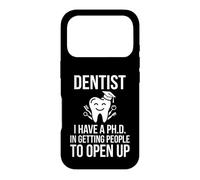 Dentist PhD Getting People To Open Up Graduate Tooth Graphic Case for iPhone 17 Pro