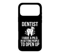 Dentist PhD Getting People To Open Up Graduate Tooth Graphic Case for iPhone 17 Pro Max
