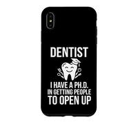 Dentist PhD Getting People To Open Up Graduate Tooth Graphic Case for iPhone XS Max
