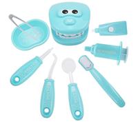 Dentist Play Set for Kids, Simulated Toddler Dentist Toy Play Set, Smooth & Safe Kids Doctor Kit for Boys, Girls Ages 4+ Sky Blue