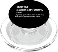 Dentist Saving The World One Tooth At A Time Dental Team PopSockets PopGrip for MagSafe