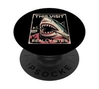 Dentist Shark Dental Treatment Teeth Odontologist PopSockets Adhesive PopGrip