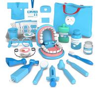 Dentist Toys for Kids - Doctor Role Play Set for Toddlers 3-5, Dental Kit Toy Gifts for 3 4 Year Old Girls, Montessori Toys Playset Medical Kits for Boys Kids