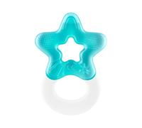 dentistar Baby Teething Toy 1 Pack - Cooling Teethers for Babies from 3 Months - Freezable Teething Ring and Baby Toy - Provides Teething Relief with Cooling Effect - Turquoise