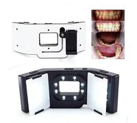 Dentistry LED Oral Filling Light Dental Filling Light Photography Kit with Bracket 6000-6500K Adjustable Brightness Mobile Dental Photography Light for Home Clinic Hospital