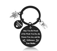 Dentists Gift Doctor Dentist Thank You Gift Keyring Dental Gifts for Dental Assistant Appreciation Jewelry Future Dentist Gift Dental Hygienist Gift Dentist Graduation Gift Birthday Retirement Gifts