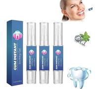 DentiZen Gum Therapy Gel,Gum Therapy Gel,Gum Instant Treatment Gel,Teeth Whitening Cleaning Essence Pen,Teeth Stain Remover, Instant Teeth Whitening Products (3 Pcs)