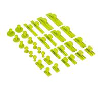 DentMagicTools.com Blackplague Gang Green Smooth 32Pc PDR Glue Tab