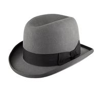 Denton Hats Churchill Homburg - Grey Large