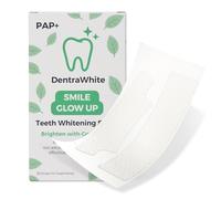 DentraWhite Smile Glow Up Teeth Whitening Strips - 28 Strips (14-Day Treatment), Pap+ Non-Peroxide Formula, Enamel-Safe, Helps Remove Coffee, Wine & Smoking Stains, Suitable for Sensitive Teeth