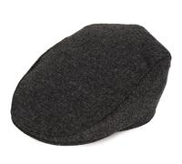 Dents Abraham Moon Flat Cap - Charcoal L L