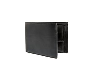 Dents Avon Smooth Leather Trifold Wallet with RFID Blocking Protection Black ONE