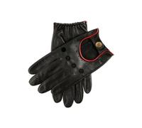 Dents Men's Leather Driving Glove Black/Berry Large