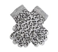 Dents Dove Grey Animal Print Design Knitted Ladies Gloves