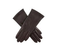 Dents Elizabeth Women's Silk Lined Leather Gloves MOCCA 7.5