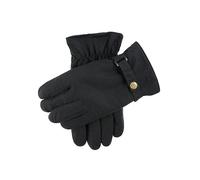 Dents Exmoor Men's Fleece Lined Waxed Cotton Gloves NAVY M