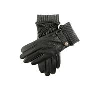 Dents Henley Men's Warm Lined Touchscreen Leather Gloves BLACK L