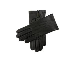Dents Keswick Men's Silk Lined Leather Gloves BLACK 9