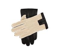 Dents Lancaster Men's Classic Crochet Back Driving Gloves BLACK XL