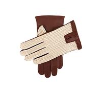 Dents Lancaster Men's Classic Crochet Back Driving Gloves ENG TAN L